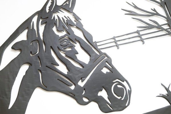 Horse with tree welcome