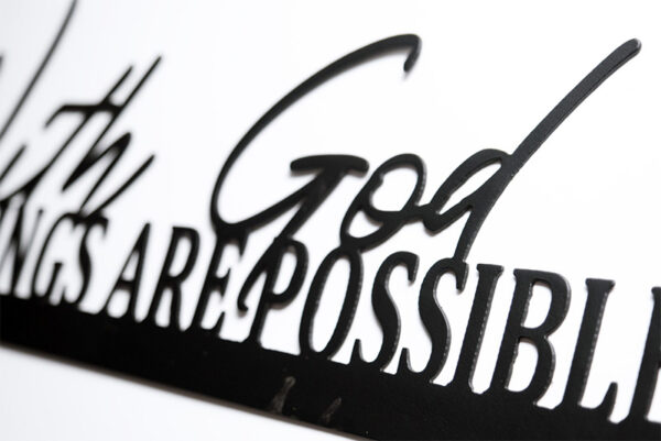 With god all things possible