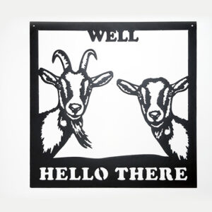 2 goats well hello there