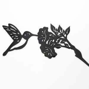 Hummingbird with flower tree spike