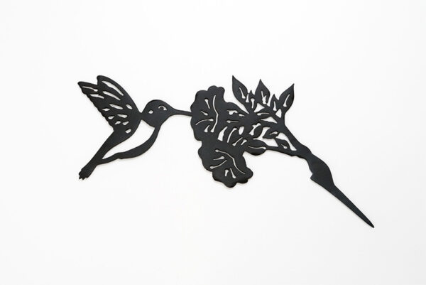 Hummingbird with flower tree spike